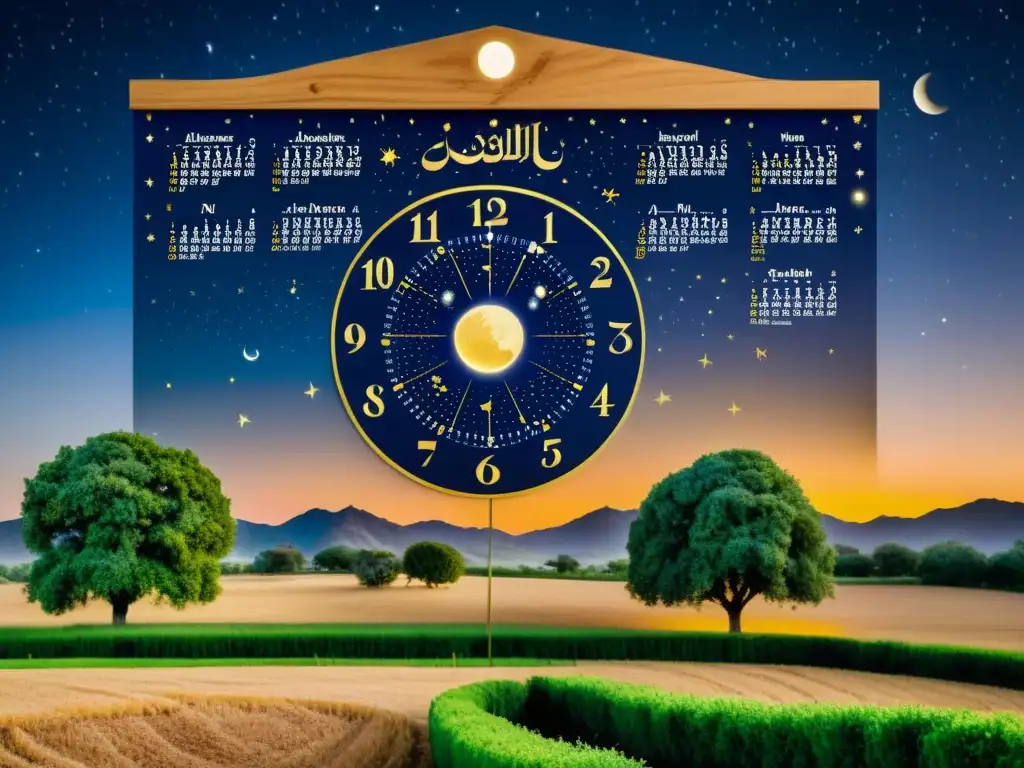 Un antiguo calendario agrícola islámico guía las labores bajo la luna