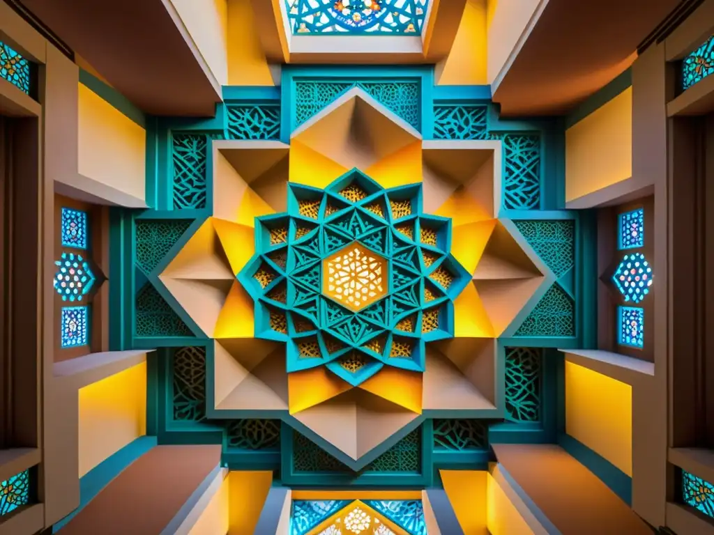 Arte islámico: impresionante geometría sagrada en una majestuosa mezquita de Asia