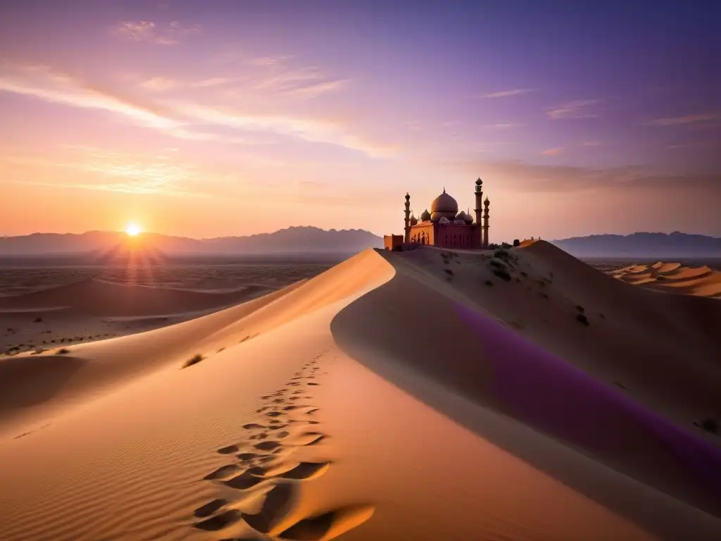 Un atardecer místico en el desierto con la trascendencia del amor en Ibn Arabi