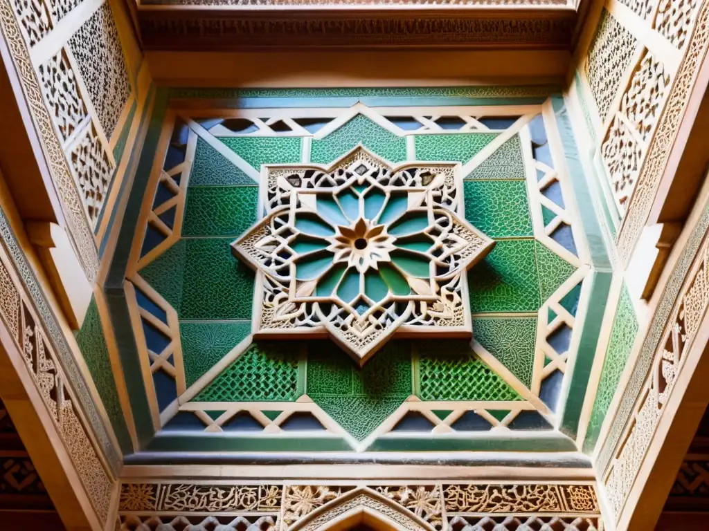 Maravillosos patrones geométricos en la Alhambra La belleza de la matemática islámica brilla en los patrones geométricos de la Alhambra, Granada, España