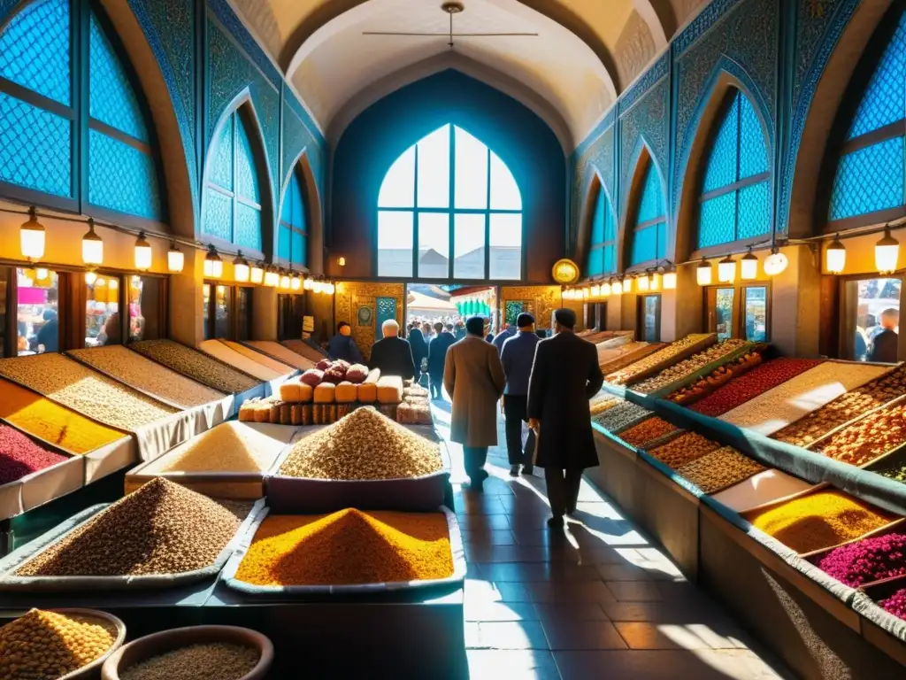 Explorando el bullicioso Gran Bazar de Teherán, una experiencia cultural única llena de colores, aromas y tradiciones persas