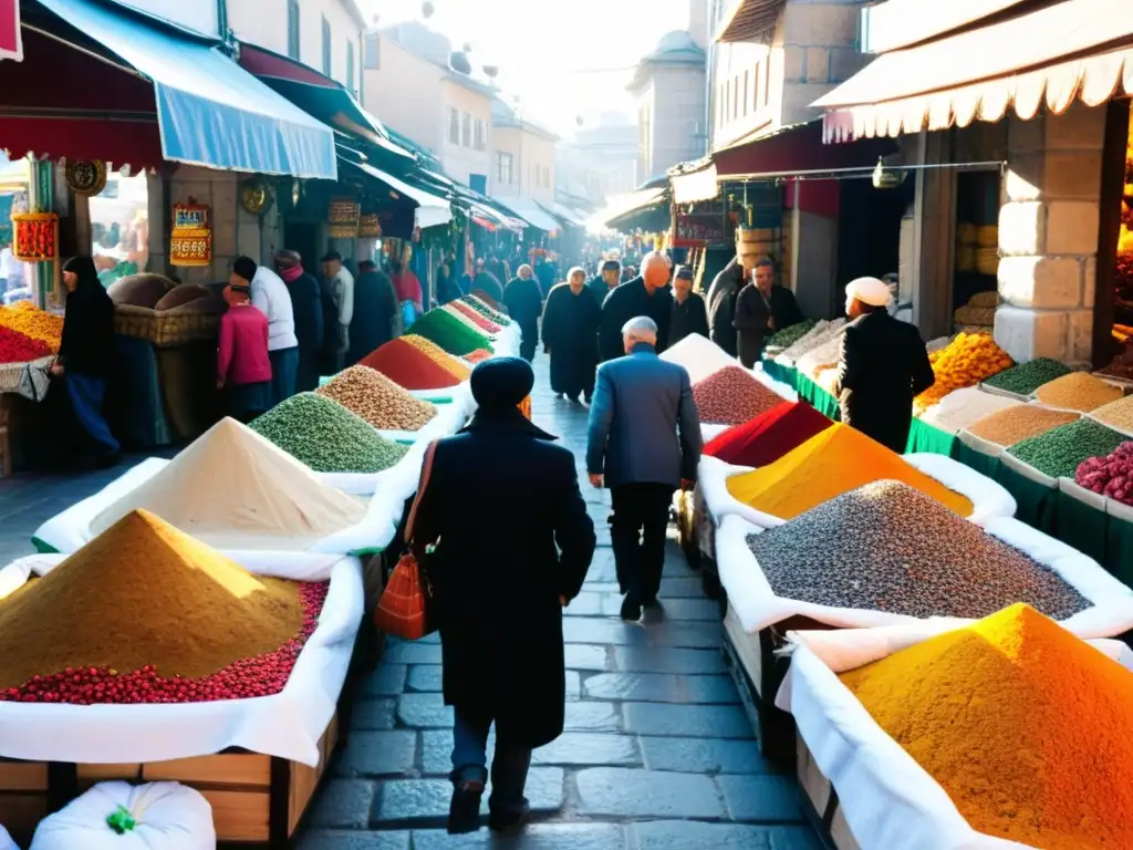 Un bullicioso mercado lleno de vida en Konya, Turquía