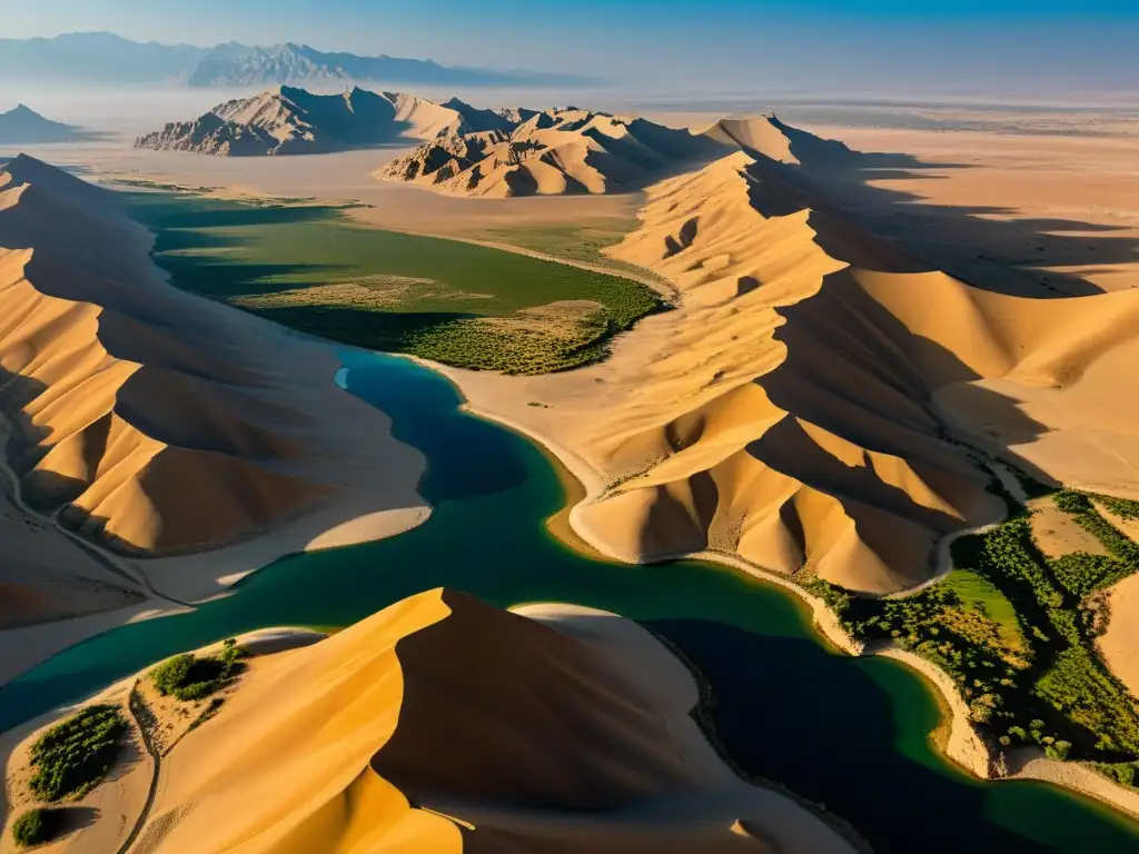 Deslumbrante paisaje árido del sudeste de Irán, con pueblos Baluchis y contrastes de luz y sombra