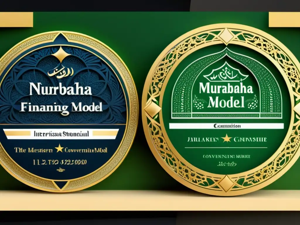 Comparación detallada del modelo financiamiento halal versus murabaha, con énfasis en transparencia y complejidad financiera