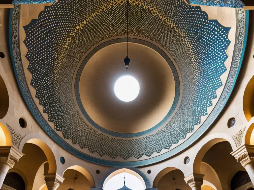 Detalle esotérico en la arquitectura del Califato Fatimí en la Mezquita AlHakim, El Cairo