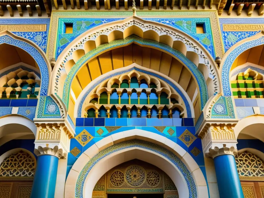 Detalle impresionante de la preservación arquitectura islámica digital en la Gran Mezquita de Córdoba