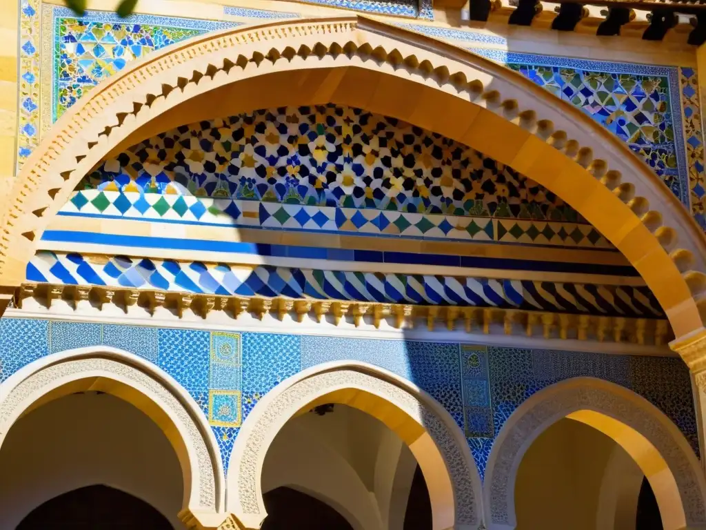 Detalle impresionante de la influencia islámica en la arquitectura colonial latinoamericana en la Mezquita Catedral de Córdoba, España