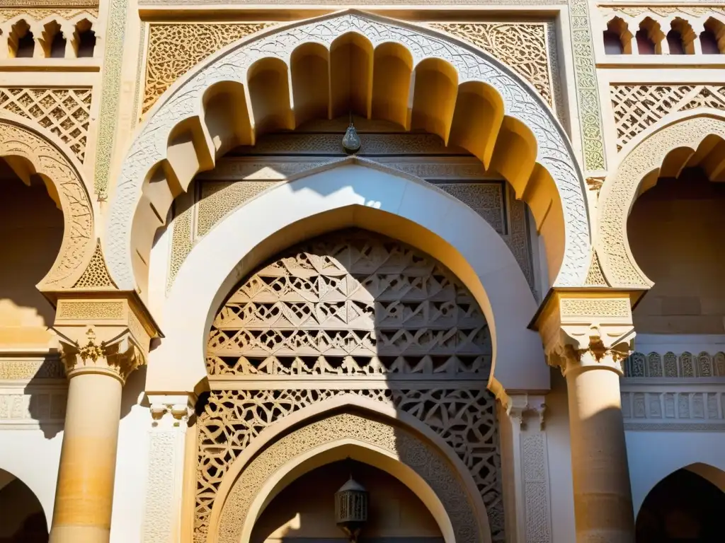 Detalles arquitectónicos en la Gran Mezquita de Córdoba, reflejando paralelismos artísticos entre Islam y Cristiandad