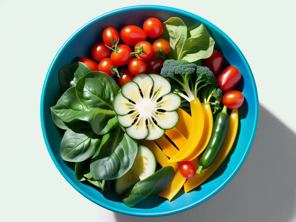 Una ensalada vibrante y fresca con aderezos halal para ensalada, resplandeciendo en colores y texturas, invitando a disfrutar de su frescura y calidad