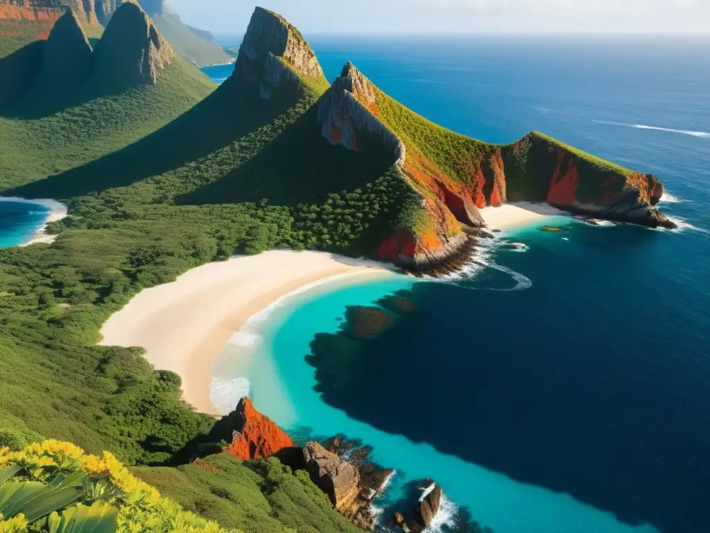 Espectacular costa de Soqotra, con árboles de dragón y acantilados calcáreos