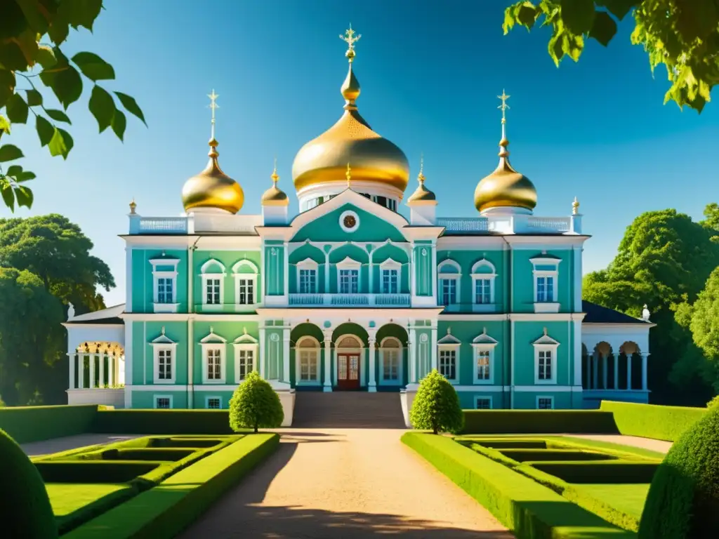 Espléndido palacio Kadriorg en Estonia fusiona influencia islámica en arquitectura báltica, rodeado de exuberantes jardines y un lago tranquilo