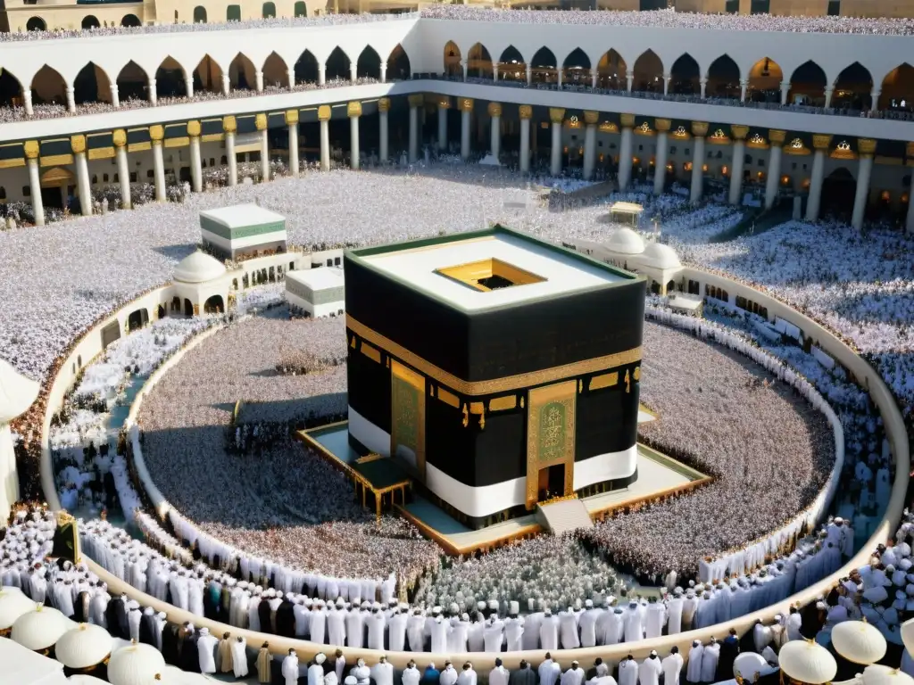 La experiencia transformadora de la peregrinación Hajj en Meca: la Kaaba, los peregrinos y la espiritualidad del ritual de Tawaf