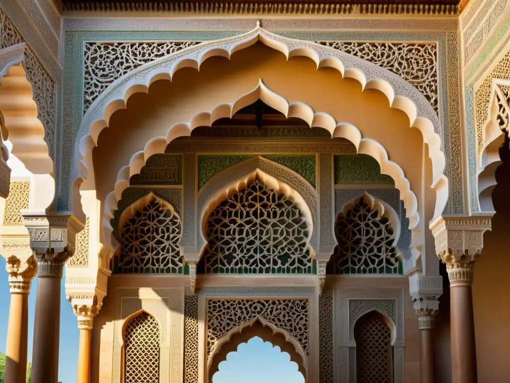 Hermosa imagen de la Alhambra en Granada, con detalles islámicos preservados por moriscos