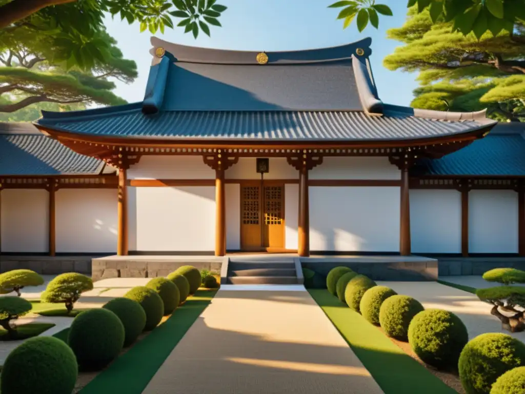 Una hermosa mezquita japonesa en un paisaje sereno, ideal para prácticas religiosas de la minoría musulmana en Japón