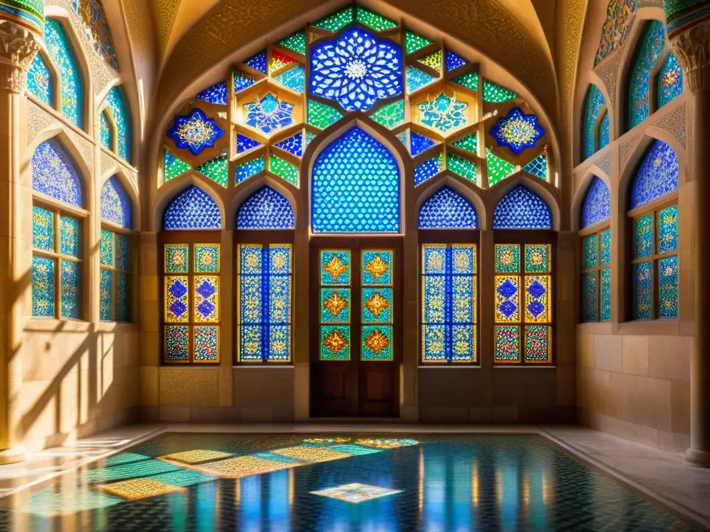 El impresionante arte islámico revelado en la mezquita Nasir alMulk: Secretos del arte islámico revelados