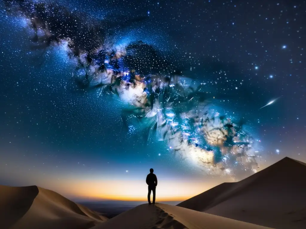 Una impresionante imagen de un cielo estrellado que evoca la influencia árabe en los nombres de las estrellas y el cosmos
