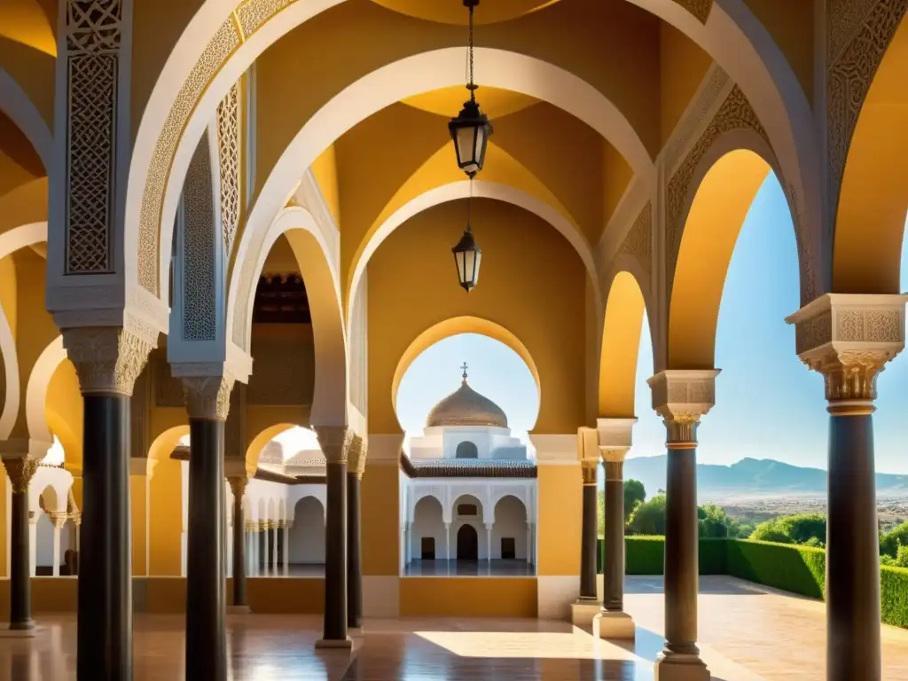 La influencia del Islam en España: Juego de luz y sombra en la Mezquita-Catedral de Córdoba, resaltando su belleza e historia