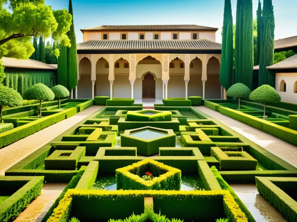 Jardines exuberantes de la Alhambra, reflejo del legado verde musulmán en la Península Ibérica