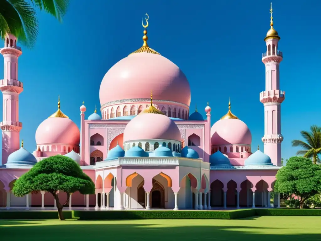 La majestuosa Mezquita Rosa en un entorno sereno, Desafío de la paz en Mindanao musulmán