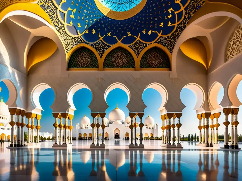 Maravillosa influencia de las mezquitas en arquitectura: interiores vibrantes y patrones geométricos en la Gran Mezquita Sheikh Zayed