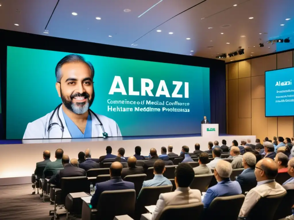 Conferencia médica moderna con homenaje a AlRazi, médico destacado de la Edad Media