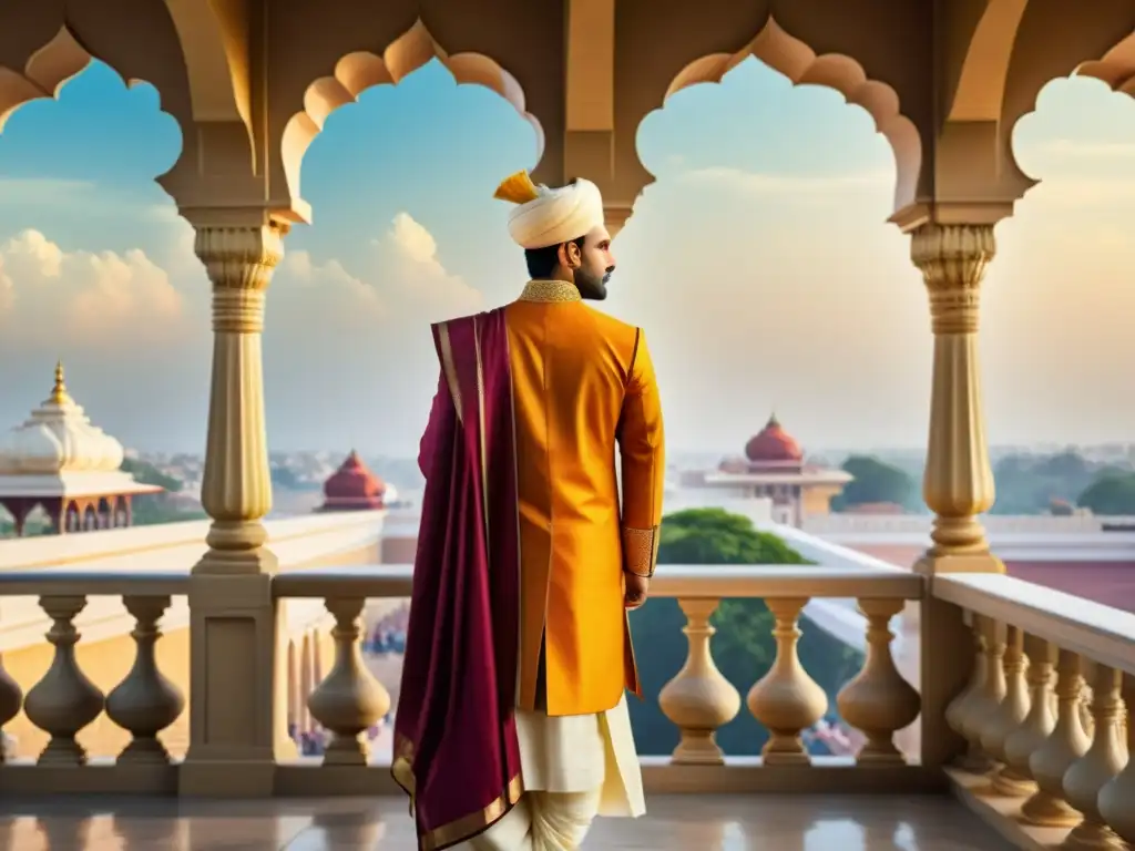 El regente africano Malik Ambar irradia poder y sabiduría en la India, desde un palacio, en un paisaje histórico