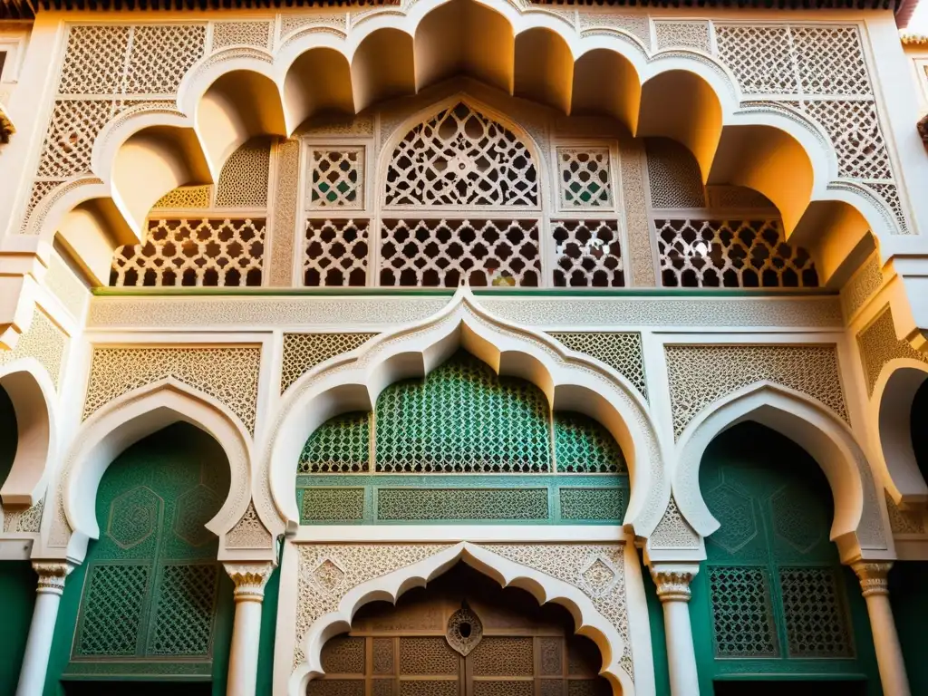 La Universidad Al-Qarawiyyin, fundada por Fatima al-Fihri, irradia historia y belleza arquitectónica en Fez, Marruecos