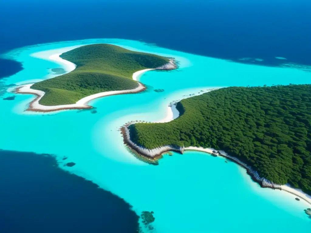 Vista aérea impresionante del archipiélago Soqotra en el océano Índico, con aguas turquesa y acantilados